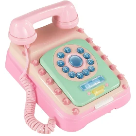 Vintage Pink and Green Toy Phone