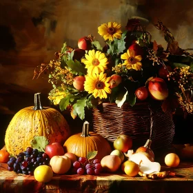 Fall Abundance: A Seasonal Still Life