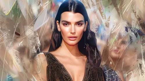 Artistic Portrait of Kendall Jenner