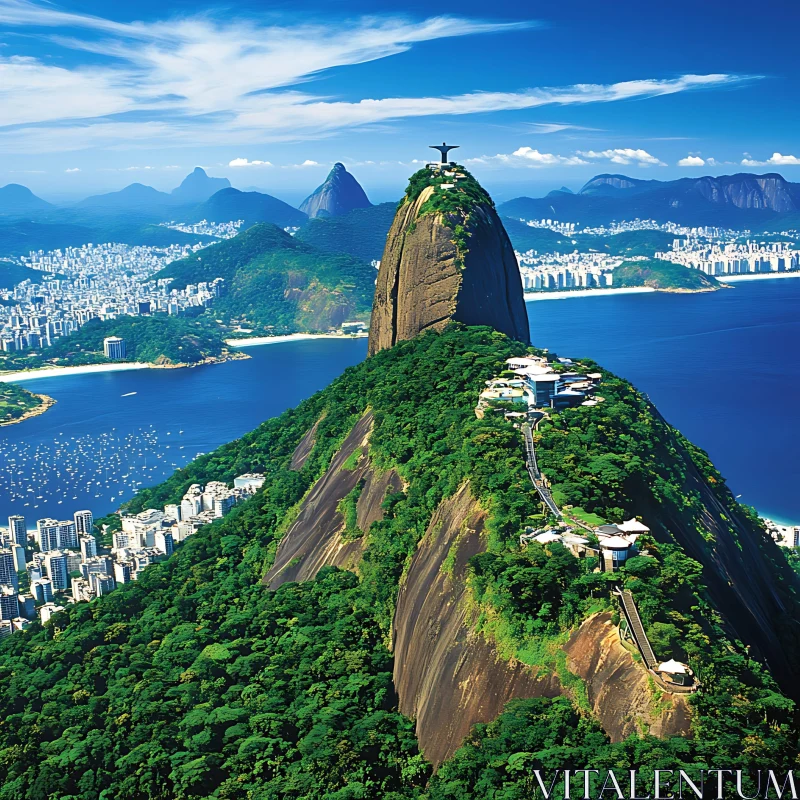 AI ART Sugarloaf Mountain in Rio de Janeiro