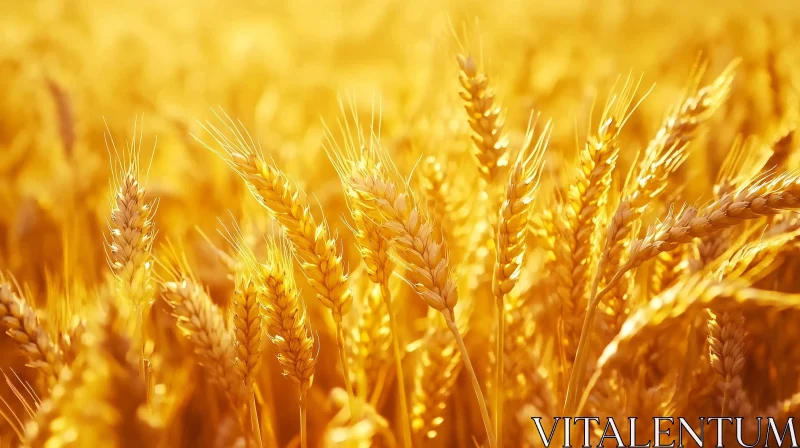 Bountiful Harvest of Golden Wheat AI Image