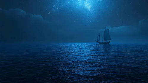 Night Voyage on the Open Sea