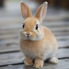 Charming Bunny Close-Up