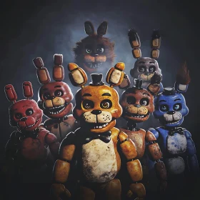 Vintage Cartoon Animatronics