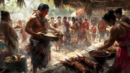 Local Food Preparation at the Market