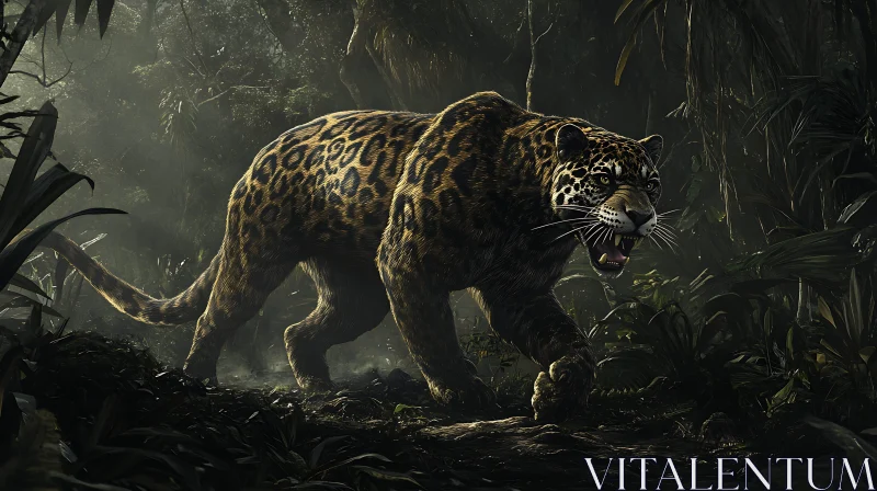 Jungle Predator Artwork AI Image