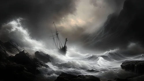 Shipwrecked: A Stormy Sea Battle