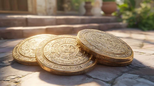 Golden Aztec Relics