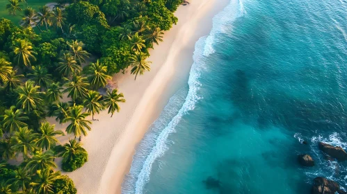 Aerial Beach Paradise