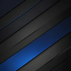 Abstract Linear Design with Bold Blue Accent