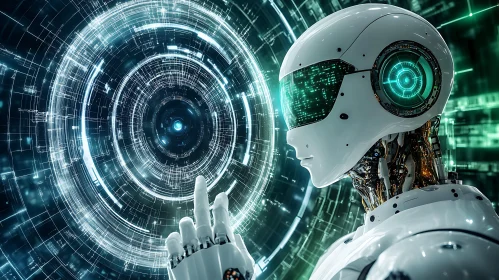 Futuristic Android Interface