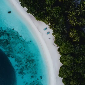 Island Beach with Turquoise Water