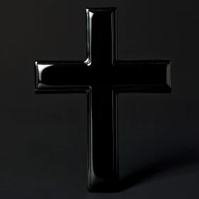 Minimalistic Black Cross