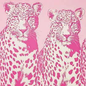 Leopards in Pink