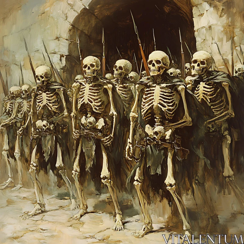 AI ART March of the Bone Legion