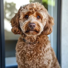 Cute Fluffy Dog Portrait