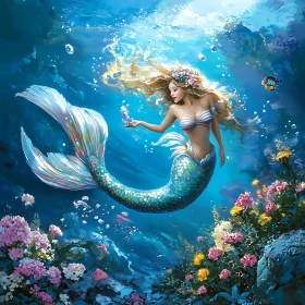 Underwater Mermaid Fantasy Art