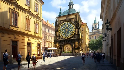 Old Town Square Prague Clock Tower