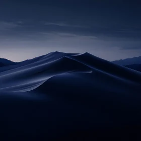 Serene Desert Dunes at Twilight