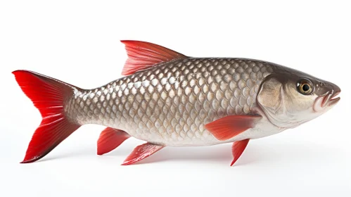 Intriguing Red Carp Fish Image - A Dive into Mesmerizing Illusions