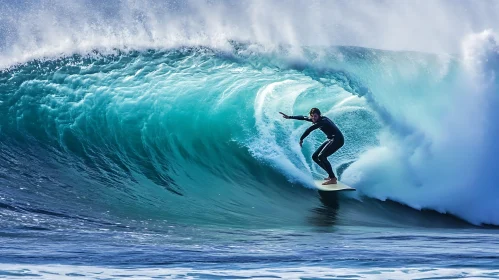Ocean Wave Surfing Adventure