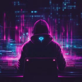 Cyberpunk Hacker Scene