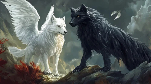 Wolves: Light and Shadow