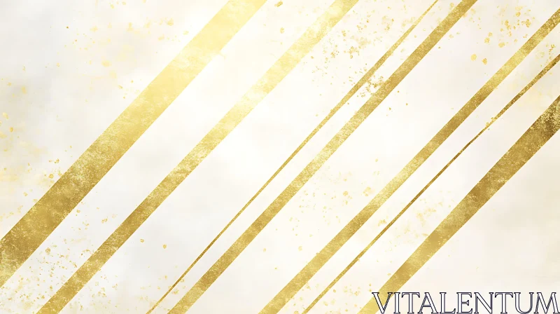 Minimalist Gold Stripe Design AI Image