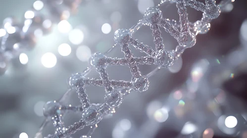 Luminous DNA Helix
