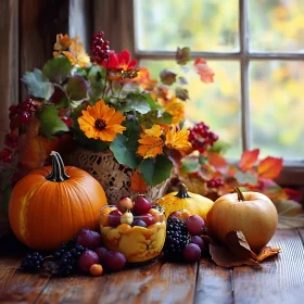 Rustic Autumn Still Life