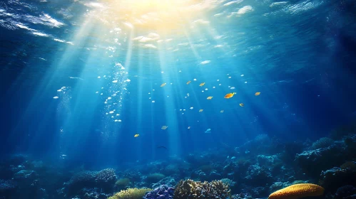 Underwater Sunlight and Marine Life