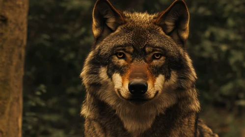 Wolf's Gaze: A Study in Wilderness