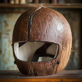 Artisanal Coconut Helmet: A Natural Creation