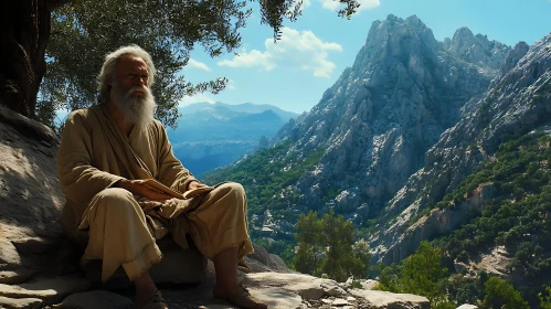 Serene Mountain Reader