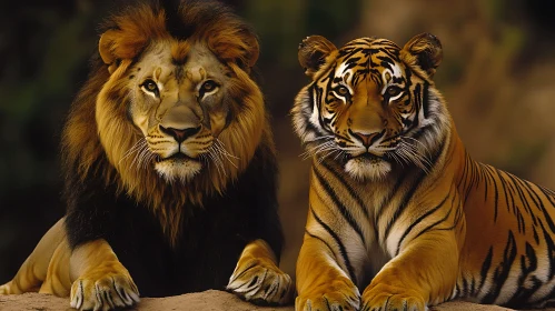Lion and Tiger Together