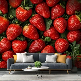 Crimson Berries: A Symphony of Strawberry Hues