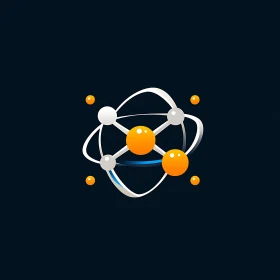 Modern Atom Graphic Design