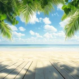 Seaside Bliss: A Tropical Beach Scene