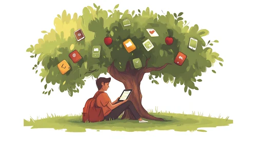 Digital Education: Student and the App Tree