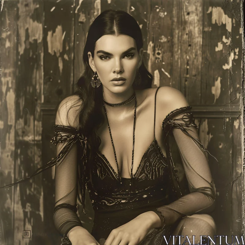 AI ART Kendall Jenner Fashion Portrait