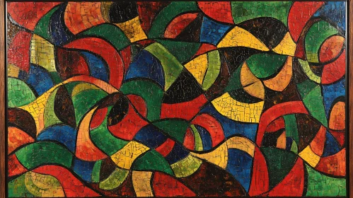 Abstract Art: Mosaic of Colors and Forms