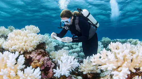 Underwater Coral Reef Research