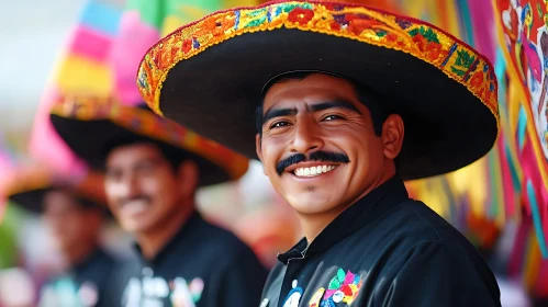 Mexican Man with Sombrero