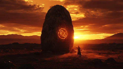 Sunset at the Monolith
