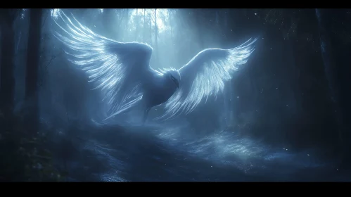 Luminous Wings in the Dark Woods