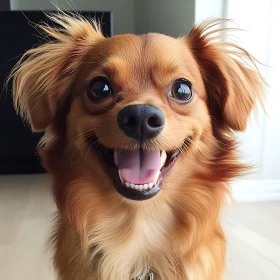 Happy Pet with Lively Expression