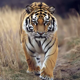 Tiger Walking Wild Animal Photography