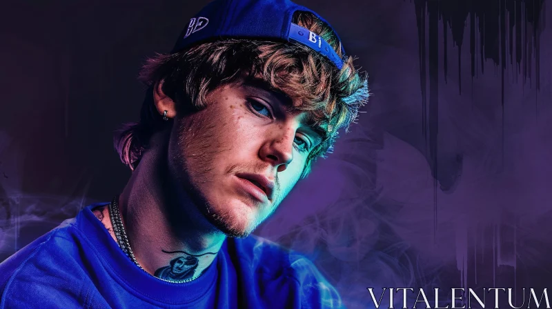 Artistic Portrait of Justin Bieber