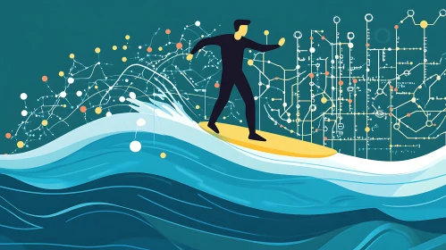 Digital Surfer on Data Stream