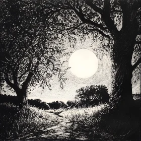 Path Under the Moon